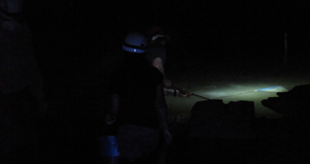 Fishing in the dark